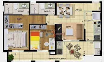 Imagem 3: Apartamento com 2 dormitórios à venda, 60 m² por R$ 450.000,00 - Alto da Mooca - São Paulo