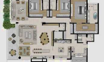 Imagem 3: APARTAMENTO com 3 dormitórios à venda por R$ 6.916.291,20 no bairro Batel - CURITIBA / PR