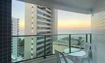 Imagem: Alugo Flat Mobiliado, 46 metros, Varanda