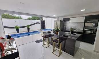 Imagem 7: Linda casa mobiliada pra locação e venda no condomínio Atibaia Park SP (Porteira fechada