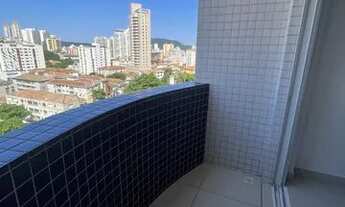 Imagem 5: Locação 1 dormitório com suíte e lavabo, elevador, ponta da praia, andar alto