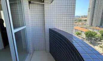 Imagem 7: Locação 1 dormitório com suíte e lavabo, elevador, ponta da praia, andar alto