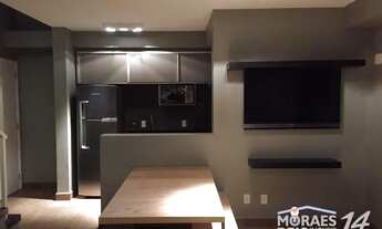 Imagem 2: Apartamento Duplex à venda e locação no Brooklin, com 89m2, equipado e mobiliado, 01 dormi