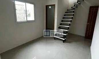 Imagem 3: Cobertura com 3 dormitórios para alugar, 90 m² por R$ 3.600,00/mês - Vila Mazzei - Santo A