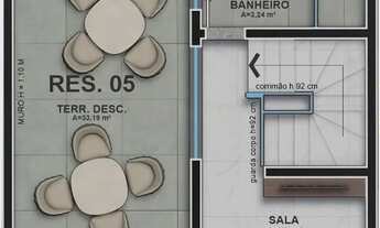 Imagem 5: Sobrado com 4 dormitórios à venda, 157 m² por R$ 1.090.000,00 - Água Verde - Curitiba/PR