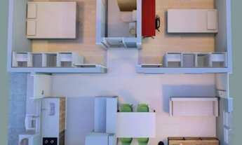 Imagem 2: CASA NA PLANTA Casa com 2 dormitórios