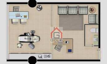 Imagem 5: Sala à venda, 37 m² por R$ 320.000,00 - Centro - Santo André/SP