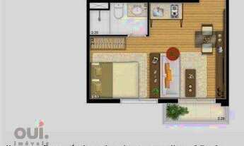 Imagem 5: Studio com 1 dormitório à venda, 25 m² por R$ 330.000,00 - Aclimação - São Paulo/SP