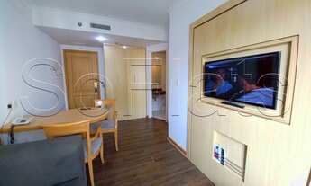 Imagem 3: Flat para locação no Mercure SP Pinheiros, contendo 28m² 1 dormitório e 1 vaga de garagem