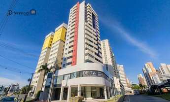 Imagem 2: Apartamento com 1 dormitório para alugar, 47 m² por R$ 1.650/mês - Cabral - Curitiba/PR