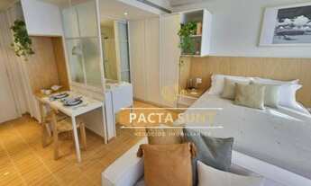 Imagem: Studio com 1 dormitório, sala, varanda