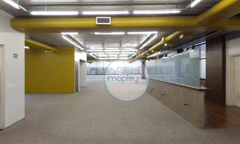 Imagem 1: Laje comercial com 586m², com 06 banheiros, ar condicionado, 10 vagas e piso vinílico