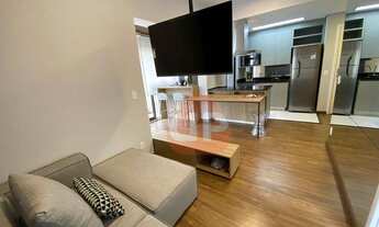 Imagem 1: Apartamento com 1 dormitório, 50 m² - venda por R$ 1.300.000,00 ou aluguel por R$ 7.000,00