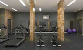 Imagem 2: Apartamento para venda possui 73 metros quadrados com 3 quartos em Vila Assunção - Santo A