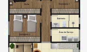 Imagem 3: Apartamento com 2 dormitórios à venda, 88 m² por R$ 420.000,00 - Residencial Summerville