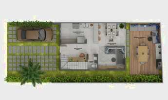 Imagem 4: Casa para Venda em Serra, Morada de Laranjeiras, 3 dormitórios, 1 suíte, 3 banheiros, 2 va