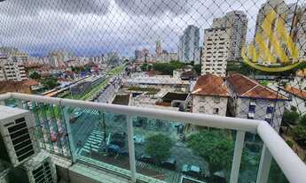 Imagem 3: Apartamento com 1 dormitório para alugar, 54 m² por R$ 3.300,00/mês - Gonzaga - Santos/SP