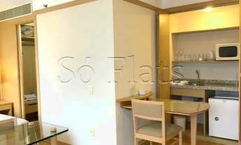 Imagem 4: Flat nos Jardins para locação totalmente mobiliado ao lado da Av Paulista. Consulte-nos