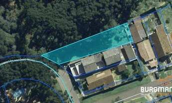 Imagem: Terreno com sugestão de projeto no Pilarzinho