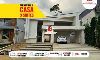 Imagem: Casa Térrea no Alphaville 4 com 3 Suítes