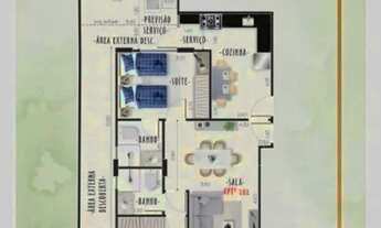 Imagem 3: Apartamento Garden com 2 quartos à venda, 72 m² por R$ 769.000 - Jardim Glória - Juiz de F