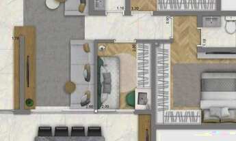 Imagem 3: Apartamento com 3 dormitórios à venda, 80 m² por R$ 650.049,00 - Bonfim - Campinas/SP