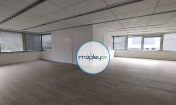 Imagem 2: Conjunto comercial com 130m² vão livre, com piso laminado, ar condicionado e 02 vagas de g