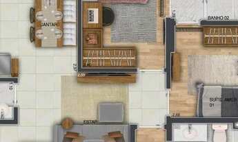 Imagem 5: Apartamento com 3 dormitórios à venda, 76 m² por R$ 497.000,00 - Jardim Satélite - São Jos