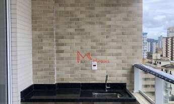 Imagem 3: Apartamento com 1 dormitório à venda, 47 m² por R$ 250.000,00 - Vila Guilhermina - Praia G