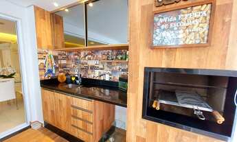 Imagem 5: Apto 132m2 com 3 quartos, varanda gourmet, lazer completo na Ponta da Praia - Santos - SP