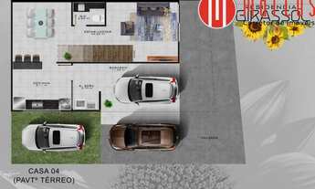 Imagem 3: Casa duplex, com alto padrão de qualidade de 3 quartos e 3 vagas, em Santa Mônica