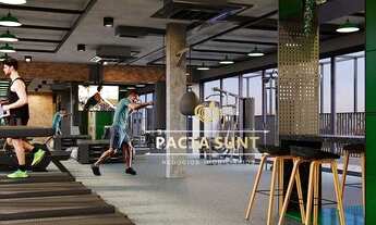 Imagem 5: Lindo studio com 1 dormitório, varanda, piso de porcelanato, à venda, 31,75 m² por R$ 480