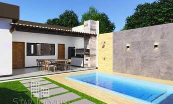 Imagem 1: Linda Casa Linear, com Piscina, Financiável