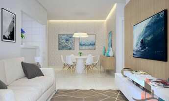 Imagem 2: Apartamento com 2 dormitórios à venda, 77 m² por R$ 390.000,00 - Canto do Forte - Praia Gr