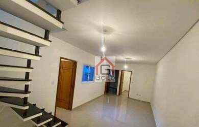 Imagem 2: Cobertura com 3 dormitórios à venda, 98 m² por R$ 550.000 - Vila Valparaíso - Santo André