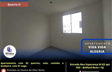 Imagem 2: Apartamentos Financiáveis para Venda em Belford Roxo, Santa Amélia, 2 dormitórios, 1 banhe