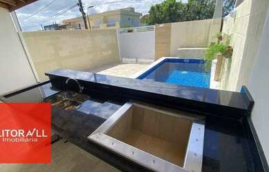 Imagem 4: Casa com piscina, 2 dormitórios à venda, 90 m² por R$ 379.000 - Jardim Cibratel - Itanhaém