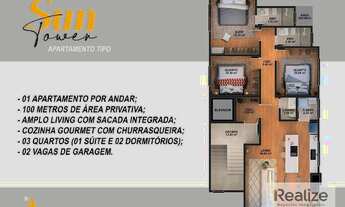 Imagem 4: Apartamento com 3 dormitórios à venda - Itacolomi - Balneário Piçarras/SC