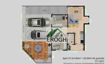 Imagem 3: Apartamento com 2 dormitórios à venda, 66 m² por R$ 365.000,00 - Vila Pires - Santo André