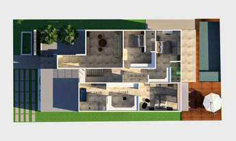 Imagem 4: Casa de condomínio para venda possui 385 metros quadrados com 4 quartos em Serraria - Mace