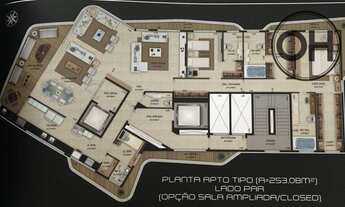 Imagem 4: Apartamento com 4 dormitórios à venda, 253 m² por R$ 2.800.000,00 - Meireles - Fortaleza/C