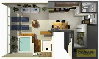 Imagem 2: Apartamento com 2 dormitórios à venda, 48 m² - Campestre - Santo André/SP