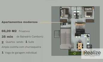 Imagem 4: Apartamento com 2 dormitórios à venda - Itacolomi - Balneário Piçarras/SC
