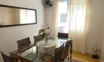 Imagem 6: Apartamento 3 dormitórios, sala ampla para 2 ambientes, cozinha com armários, todo em piso