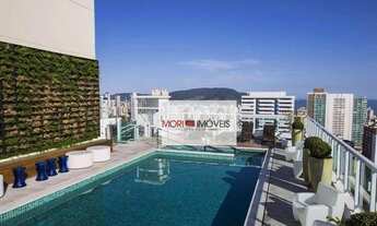 Imagem 6: Cobertura com churrasqueira, mobiliada, 1 dormitório, 93 m² - venda ou aluguel - Boqueirão