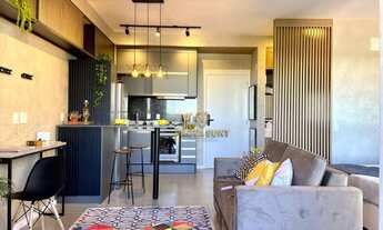 Imagem 7: Apartamento com 1 dormitório, sala 2 ambientes, varanda, 1 vaga, 47 m² - venda por R$ 1.38