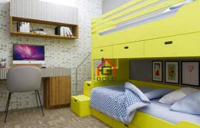 Imagem 3: Apartamento com 3 dormitórios à venda, 84 m² por R$ 465.000,00 - Vila Eldízia - Santo Andr