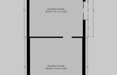 Imagem 3: Salas (60 m²) Ed. Empresarial O & S Aug. Montenegro, R$ 3 mil