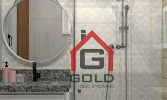 Imagem 2: Cobertura com 2 dormitórios à venda, 90 m² por R$ 410.000,00 - Vila Pires - Santo André/SP