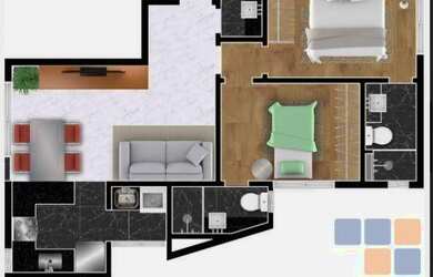 Imagem 4: Apartamento Garden com 2 dormitórios à venda, 64 m² por R$ 800.000,00 - São Pedro - Belo H